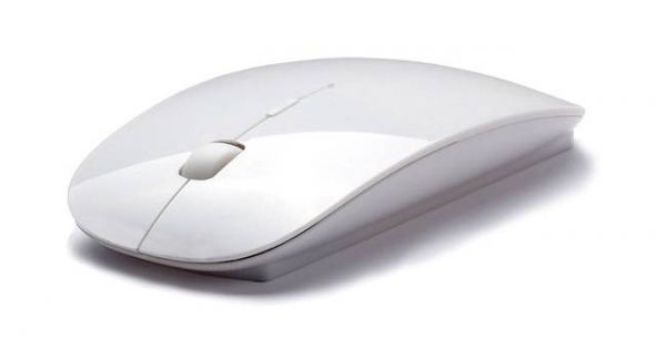 Mouse Sem Fio Slim 2,4 Ghz Wireless branco
